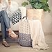 Northern Rey Cotton Rope Basket - XL Handmade basket with Handle – Woven Basket for Kids Toys, Comforter, Blanket, Pillows, Throws, Laundry, Cushion, Hamper, Storage Bins, Chic Grey - 17