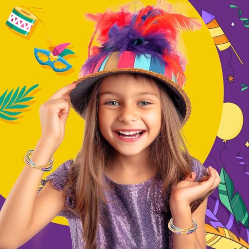 JUNEBRUSHS 9Pcs Bracelet Glitter Jelly Bracelets Silicone Jelly Bangles Bracelet Set for Party Favors Gifts2