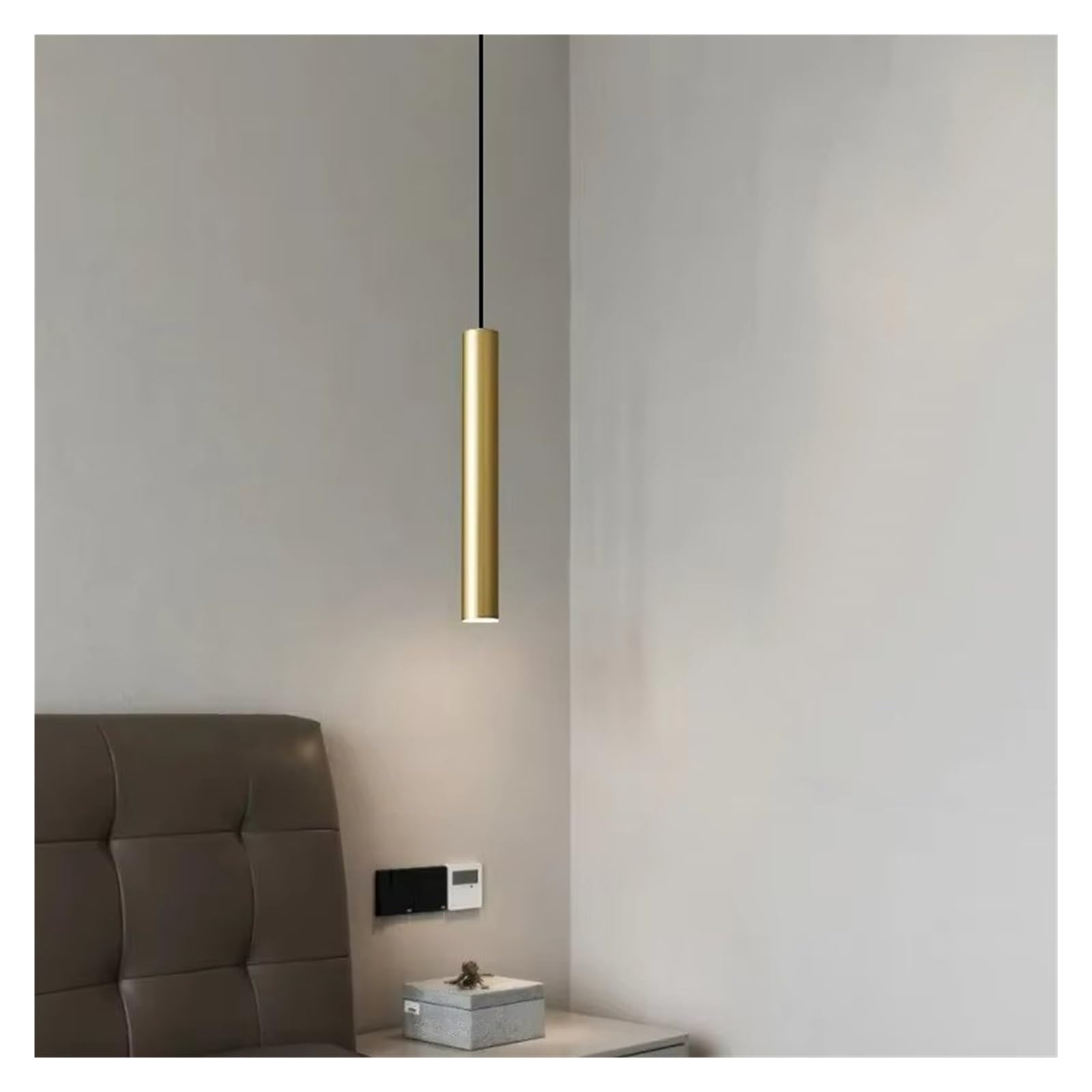 Olskfuh Gold Modern Copper Led Chandelier For Bedroom Dining Room Parlor Hotel Black Hanging Lamp,