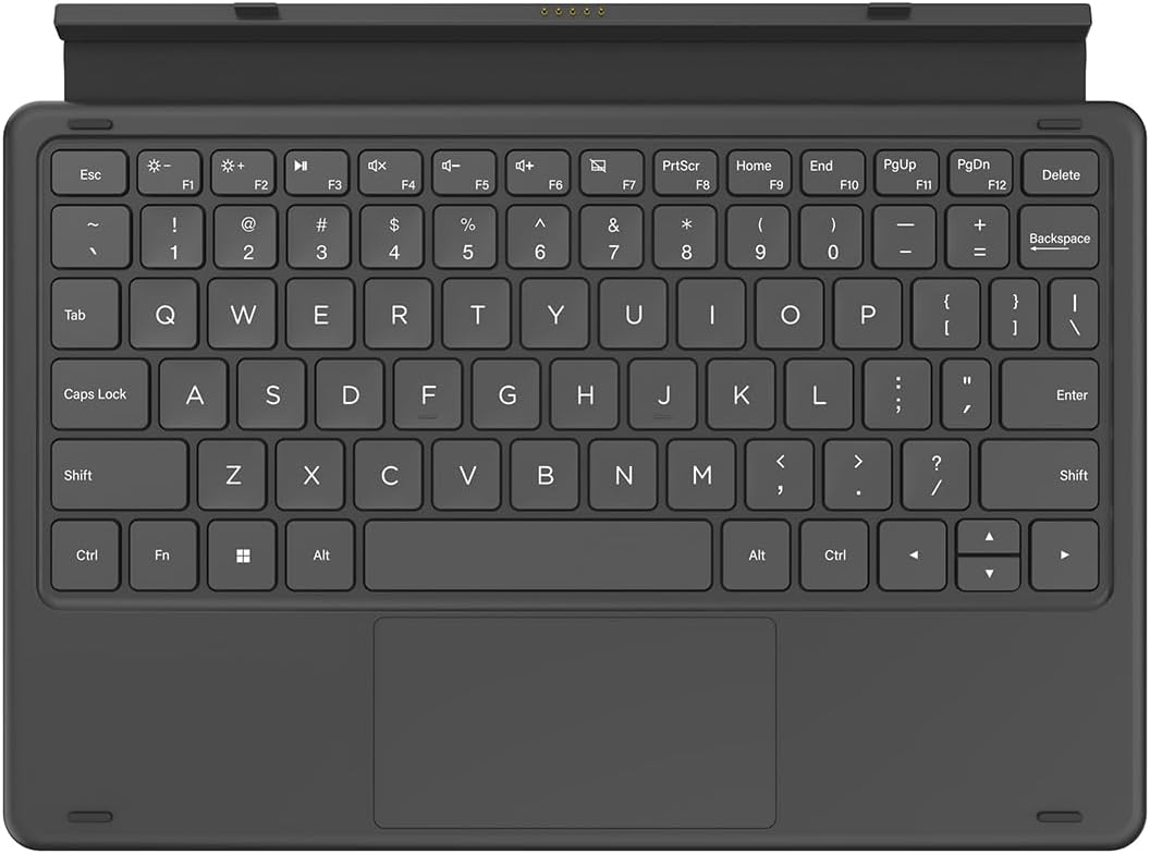 Pogo Pin Magnetic Detachable Keyboard Compatible with NewBook 11 (11 inch 2-in-1 Laptop/Tablet, 1920x1080 IPS FHD Touchscreen)