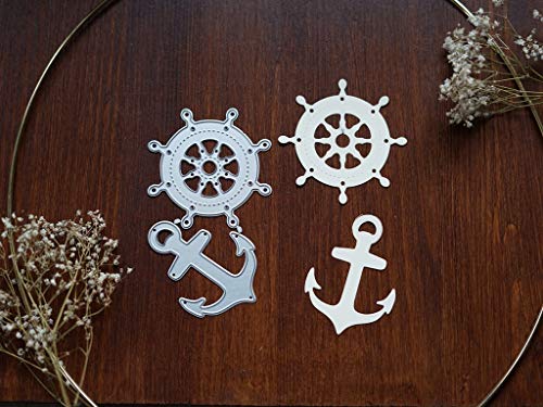 Stanzschablone: Anker und Steuerrad Cover
