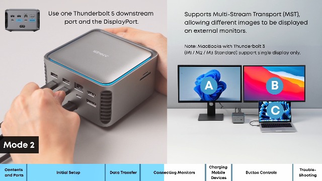 Anker Prime TB5 Docking Station (14-in-1, 8K, Thunderbolt 5) 140W Max Anker Prime TB5 Docking Station (14-in-1, 8K, Thunderbolt 5) 140W Max
