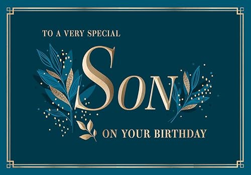 Piccadilly Greetings Birthday Card, To a Very Special Son - 9 x 6 inches