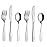 Exzact Children\'s Flatware Kids Silverware 6pcs, Toddler Utensils, Dishwasher Safe, 24 Months+