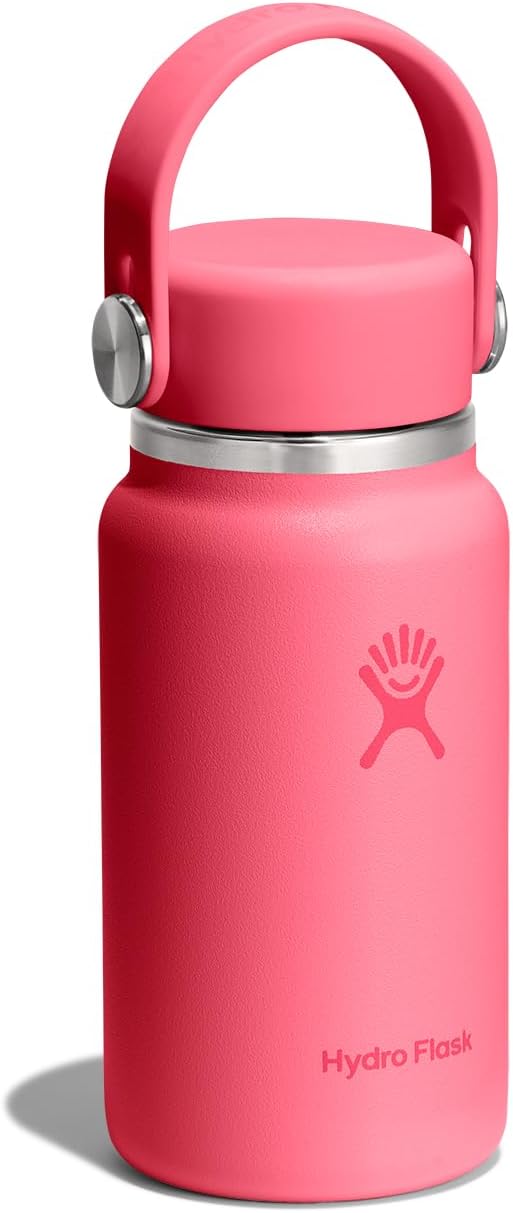 Hydro Flask Micro Bottle - Insulated Mini Leak Proof Flask for Purse or Pocket in 6.7 Oz Popstar Pink