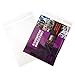 Crystal Clear Bags with Flap | Sheet Protector for Sewing Patterns and Sheet Music | Protects and Store Stationery, Art, and Photography | 8 15/16