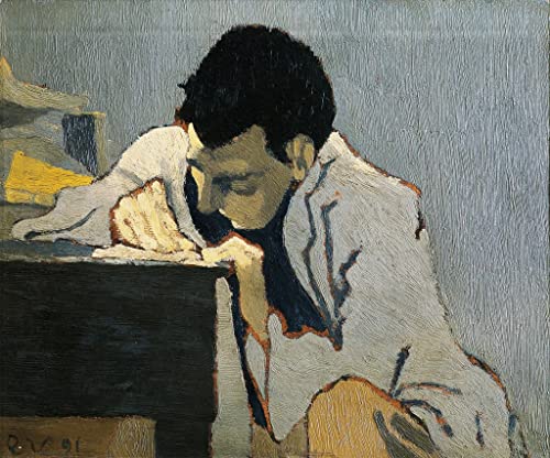 Toile portrait d'Aurélien Lugne Poe cadeau décoration peinture Édouard Vuillard