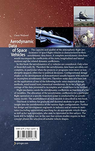 Aerodynamic Data of Space Vehicles