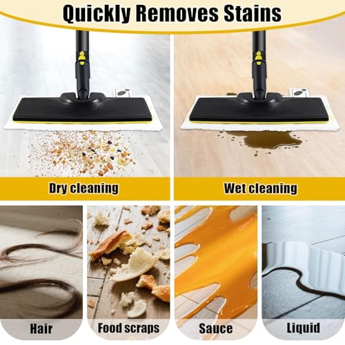 7 Stück Ersatz-Mikrofaser Tuchset kompatibel, SC 5 Dampfreiniger, 5 Bodendüse und 2 die Handdüse, Mikrofasertuch für alle Bodenarten