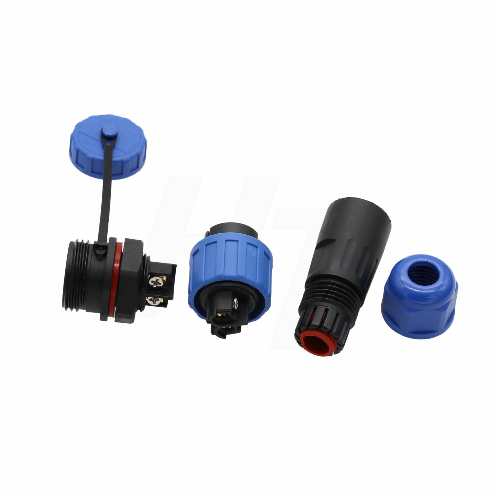 HangTon TY16 2 pin 16A Power Electrical Connector, filettatura Panel Mount femmina maschio, connettore a vite per attacco rapido impermeabile, dispositivo esterno barca marina