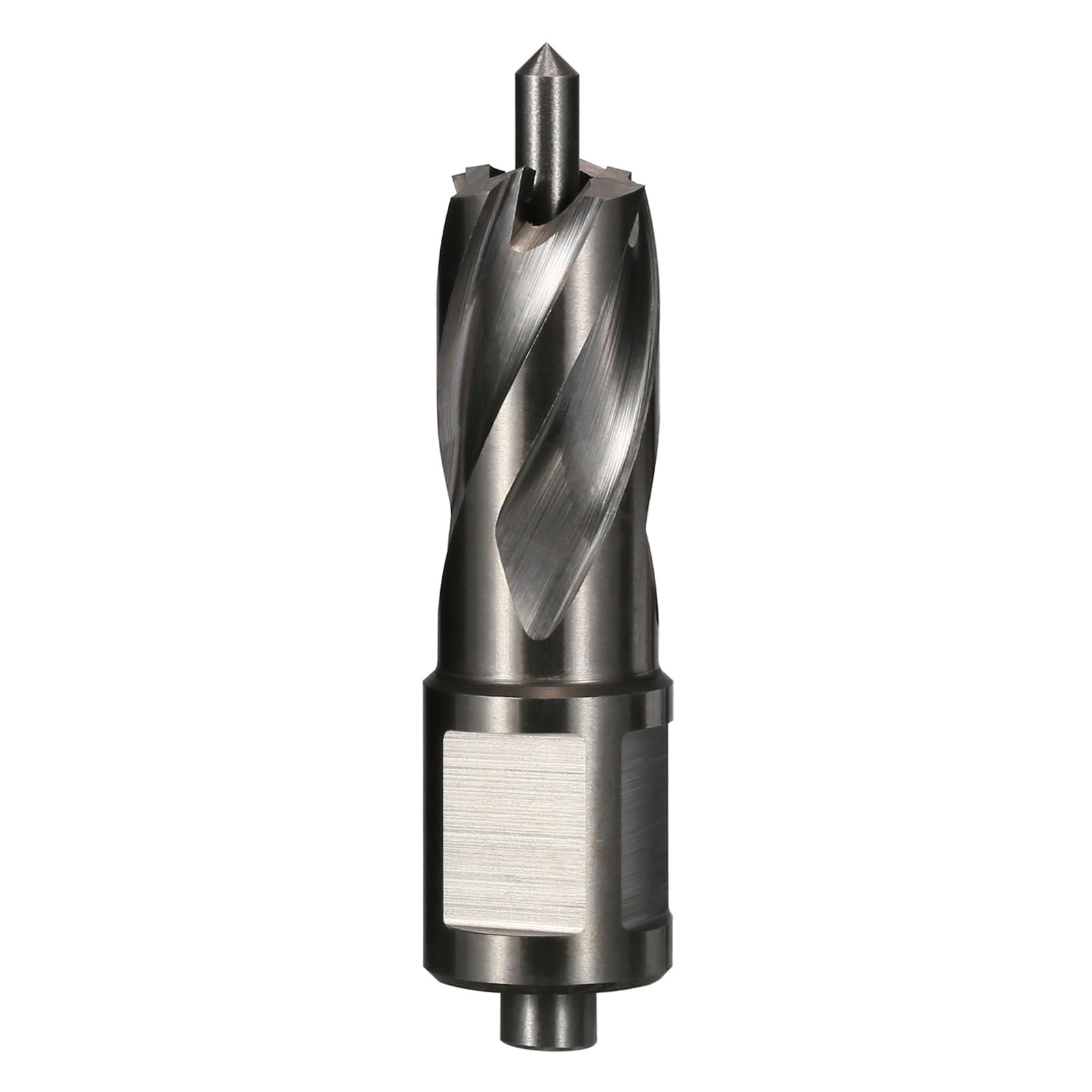 Fraise annulaire HSS 17 mm, tige Weldon de 19,05 mm, foret magnétique avec broche pilote pour plaque d'acier, aluminium, laiton, fonte, acier inoxydable