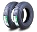 Set of 2 New Premium FREE COUNTRY Trailer Tires ST 205/75R15 8PR/Load Range D w/Scuff Guard