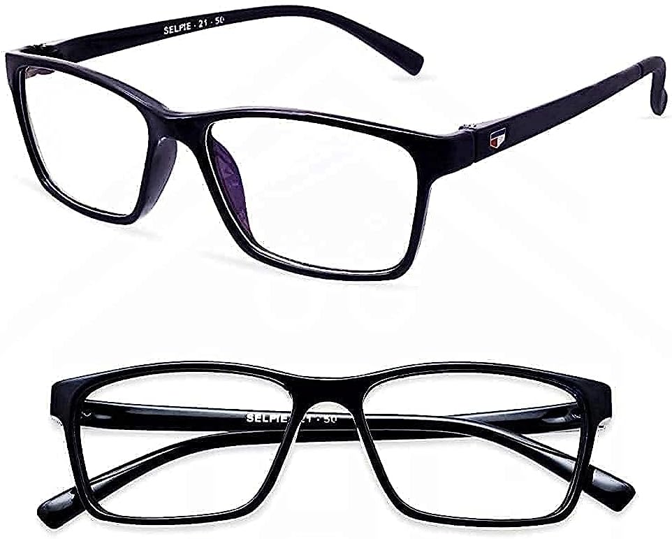 FWO Photochromic Progressive Reading Glasses For Men Women 1.00 1.25 1.50 1.75 2.00 2.25 2.50 2.75 3.00 Uv Protection Black Square 20