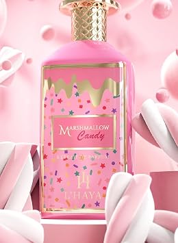 LHAYA Marshmallow Candy Extrait de Parfum, Sweet Fragrance, 3.4 oz, Made in UAE