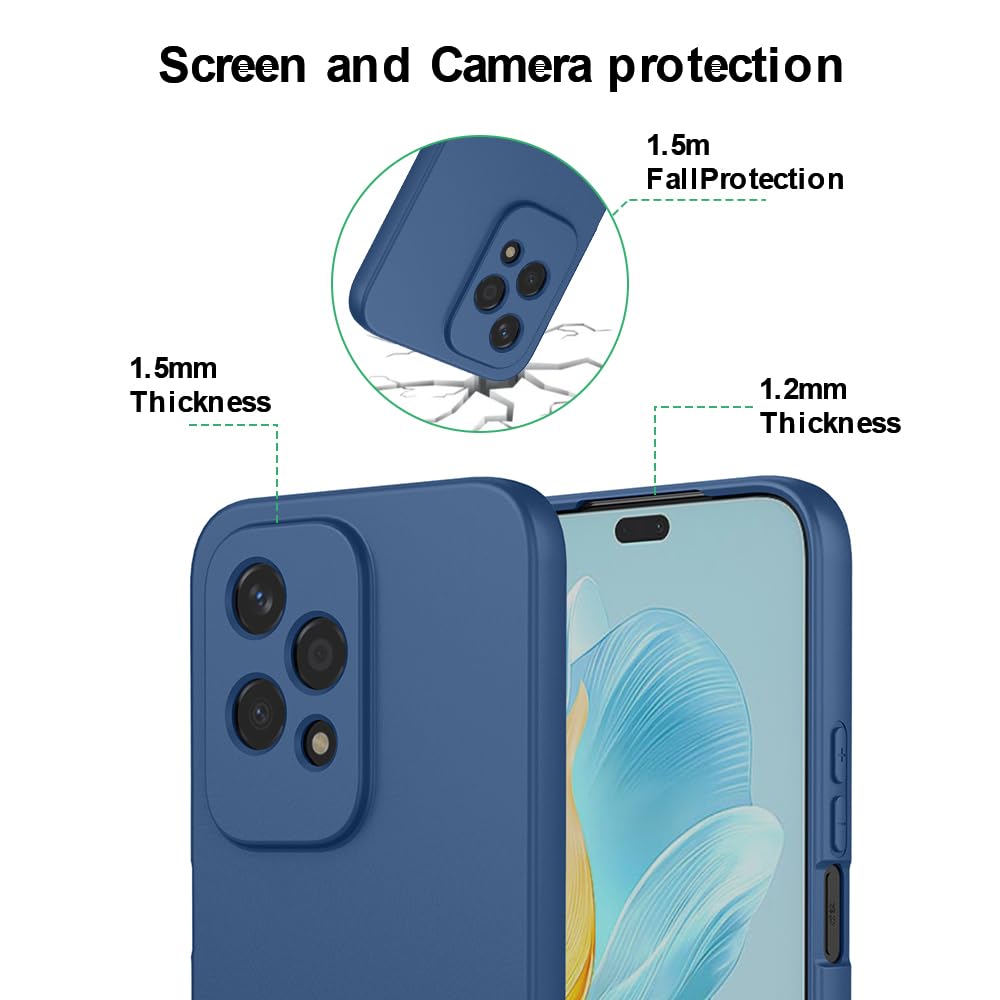 SDTEK for Honor 200 Lite Case Premium Matte (Blue) Shockproof Cover - Slim Fit Protection - Image 4