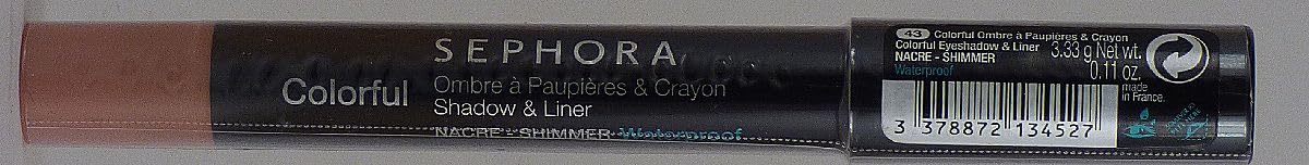 SEPHORA COLLECTION Sephora Colorful® Waterproof Eyeshadow & Eyeliner Multi-Stick 43 Bright Sunset