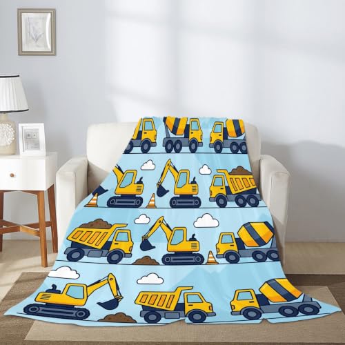 Couverture en flanelle jaune 152x203 cm légère pour canapé