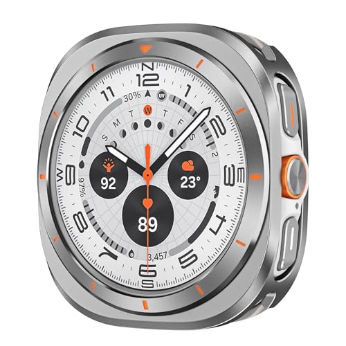 Coque en métal Samsung Galaxy Watch Ultra 47mm anti-rayure écran préservé - 3