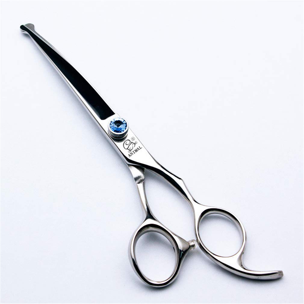 Professionale 6.5 Pollici Pet Grooming Forbici Kit, Acciaio Inossidabile Pet Trimmer Kit Punte Arrotondate Dog Grooming Scissors, per Il Salone, Uso della Casa