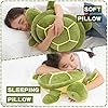 Dalmao 20 Inch Green Sea Turtle Stuffed Animals Soft Plush Toys Body Pillows Ocean Turtle Plushies, Gifts for Boys, Girls, Girlfriend, Birthday, Halloween, Christmas #3