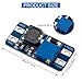 hiBCTR 10 Packs MT3608 DC to DC Step Up Boost Power Converter, 2-24V to 5-28V Adjustable Voltage Regulator Board, 2A High Efficiency Mini Power Supply Module for DIY Electronics