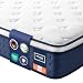 VASAGLE Single Mattress 90 x 190 x 25 cm, Hybrid Pocket Spring and Gel Memory Foam Single Bed Mattress, Medium Firm, 7-Zone Support, Edge Support, Motion Isolation, Breathable Cover, Blue RMZ221QZ03