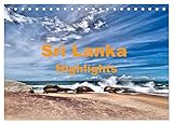 Sri Lanka - Highlights (Tischkalender 2026 DIN A5 quer), CALVENDO Monatskalender: die Höhepunkte einer Sri Lanka Rundreise (CALVENDO Orte)