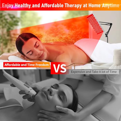 Dugsdg Red Light Therapy, Red Light Therapy Lamp For Body,Red Infrared Light Therapy Panel With Stand,Deep 660Nm And 850Nm Near Infrared Led Red Light Therapy Device At Home For Face Pain Skin Back thumb #7