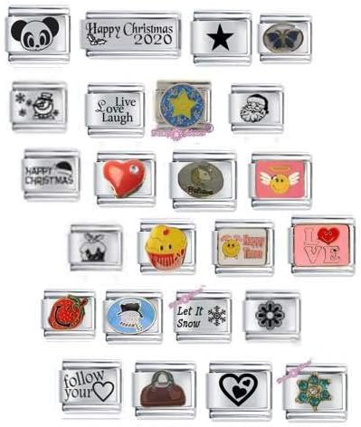 Daisy Charm 2021 Charm Lovers Advent Calendar - contents all compatable with all 9mm Italian Style Charm Bracelets