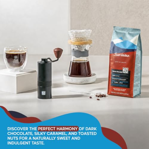 Image of Juan Valdez Sierra Nevada Whole Bean Coffee | 100% Colombian Coffee | Single Origin with Notes of Chocolate, Caramel & Roasted Nuts | 16 oz / 454 gr (Pack of 2)