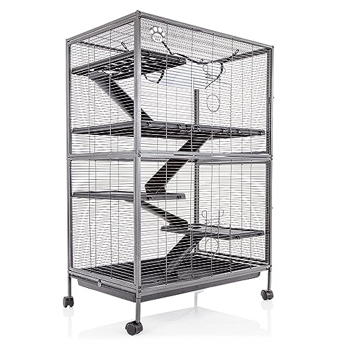 Rodent Cage by Cozy Pet 11mm Bar Spacing for Rat Ferret Chinchilla Degu or other Small Pets Large Rodent Cage RC05
