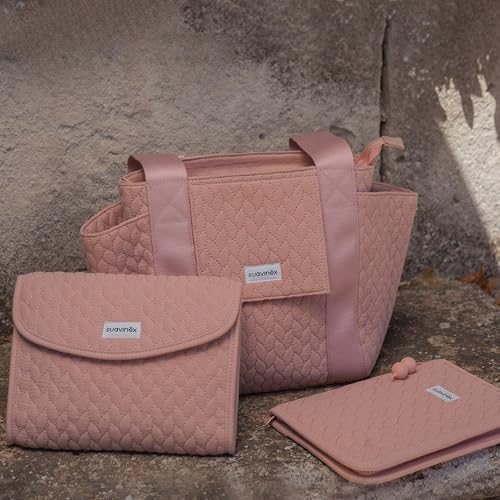 Suavinex, Portadocumentos para Bebé, Funda para Guardar y Organizar la Cartilla Sanitaria, los Papeles del Bebé, los Documentos y Cartilla del Embarazo, Cierre de Cremallera, Resistente Mojado, Rosa - imagen 7