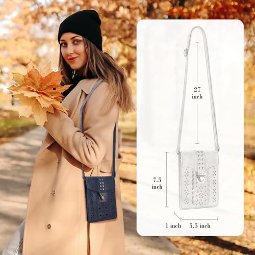 Image of INICAT Small Crossbody Phone Purse for Women Faux Leather Cross Body Wallet | RFID Cute Bag Gifts For Teenage Girls