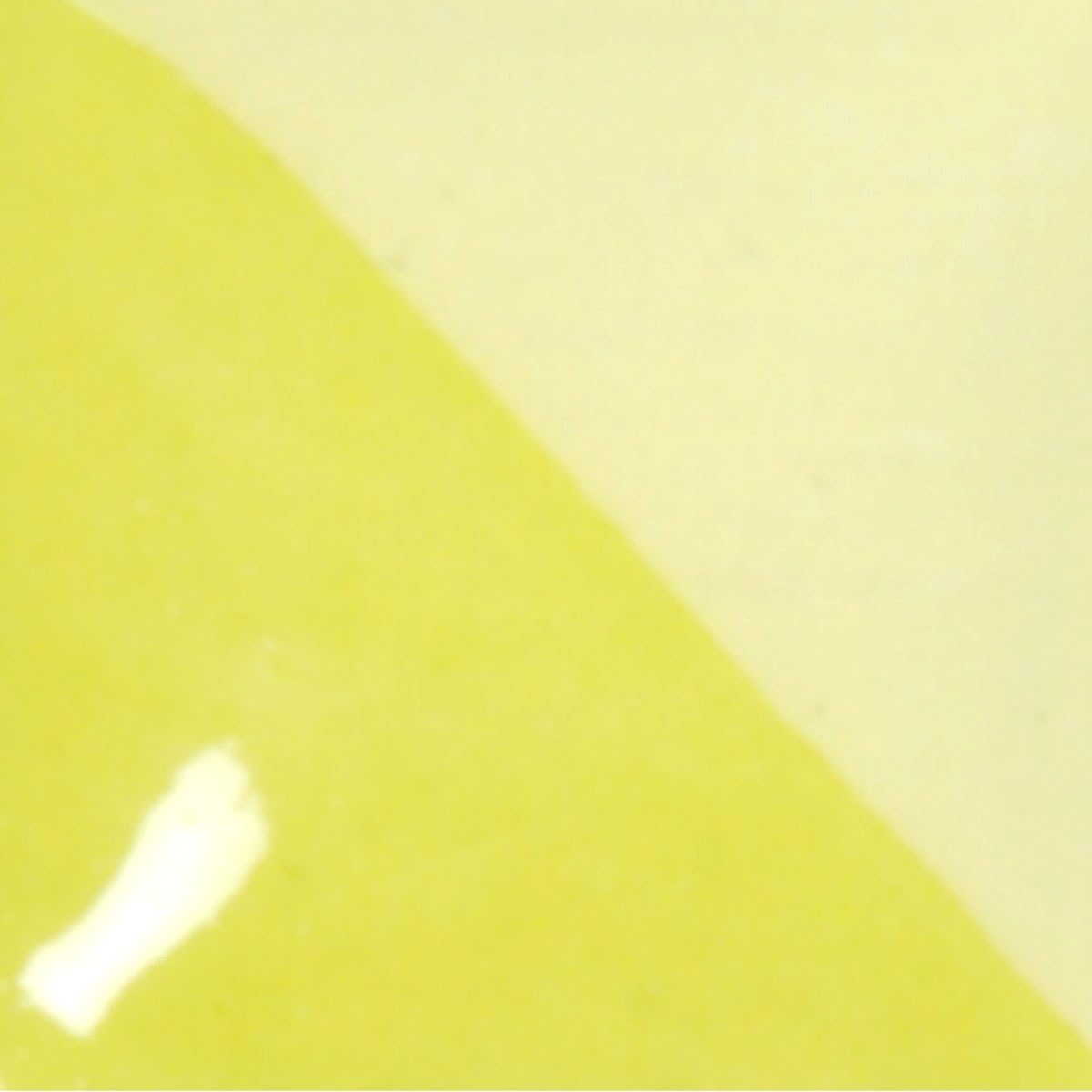 Cover Coat, Ceramic Glaze, Neon Chartreuse, 3.5 x 3.5 x 3.5 cm