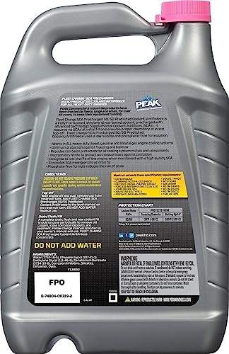 FLEET CHARGE FCAB53 Antifreeze Coolant, 1 gal, 50/50, Pink
