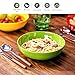 MIYOPESI 8-Inch Melamine Salad & Pasta Bowls - Set of 6, Unbreakable & Reusable with Ceramic Feel, Stackable & Dishwasher-Safe Platic Dinner Bowls, Versatile for All Meals (Multi-color)