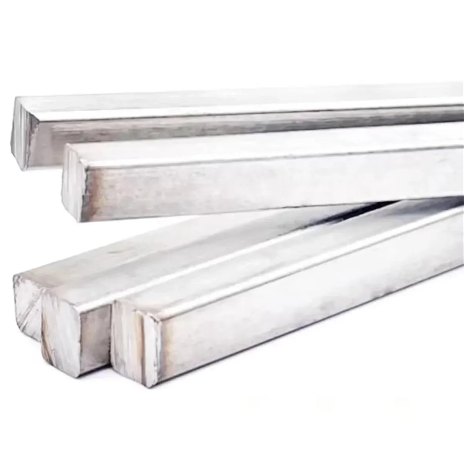 Barra quadrata acciaio inossidabile 304 500 mm 8x8x1,5 mm 20 mm