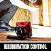 SKIL PWR CORE 12 12V Single Head Flood Light, Tool Only, Battery and Charger Not Included - LH5533-00, Red