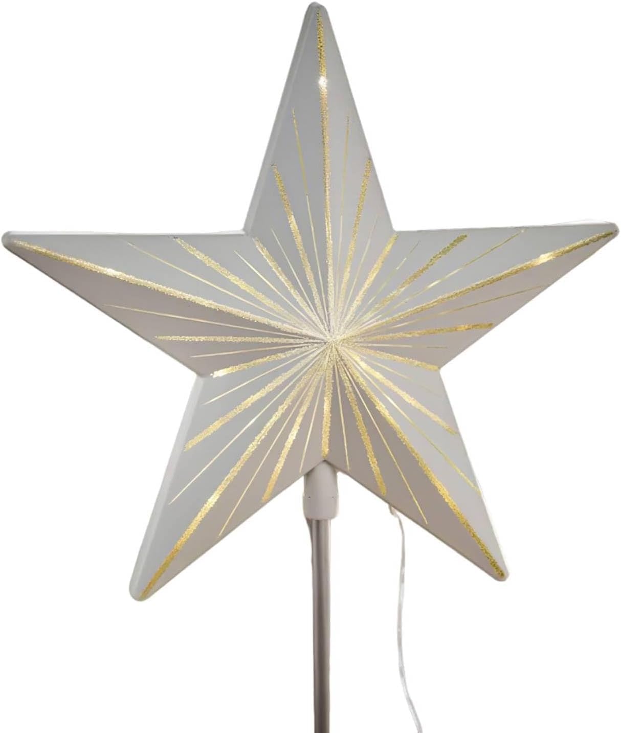 KAQNTUD Christmas Tree Toppers Star Plastic Pentagram Shaped for Display Shopping Mall Stylish Festival Ornament Holiday Ornament