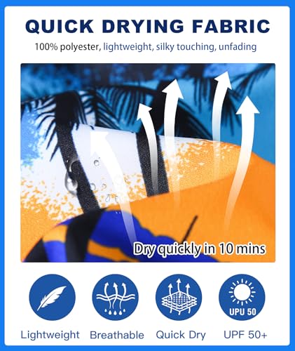 Image of APTRO Men's Long Swim Trunks with Mesh Lining Beach Bathing Suits Board Shorts Swimwear with Pockets and No Mesh