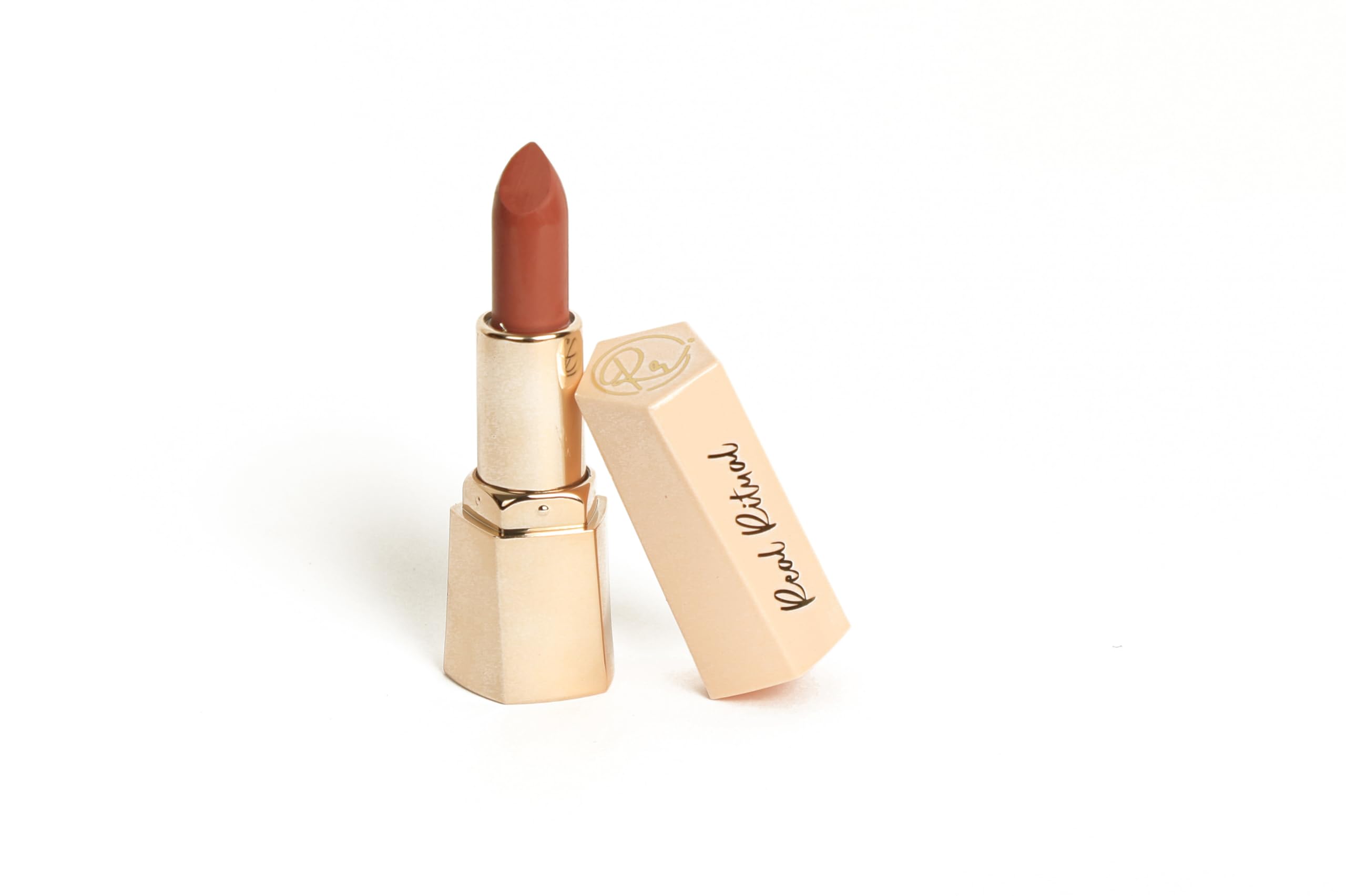 REAL RITUAL Crème Ultrastay Matte Lipstick | 4.1g | Nude Peach Brown Shade | Hydrating Bullet Lipstick with Powder Matte Finish | Intense Pigment | One Swipe Application | 6 Hour Moisturising Wear
