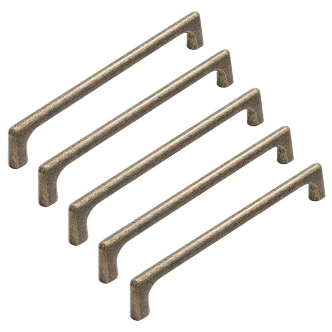 TYYCKJ 5 Pack Door Handle Pull Cabinet Pulls Handles, Solid Aluminum Alloy Door Handle for Cabinet Wardrobe Knob, Closet Door Pulls, Drawer Hardware Kitchen Handles with Screws