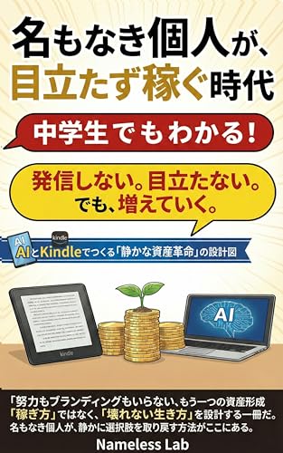 名もなき個人が、目立たず稼ぐ時代: AIとKindleでつくる「静かな資産革命」の設計図