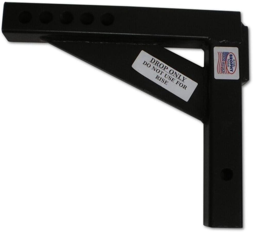 Generic Adjustable Weight Distribution Trailer Hitch Shank 8-3/4"" Drop Solid Steel 4015 DSB9