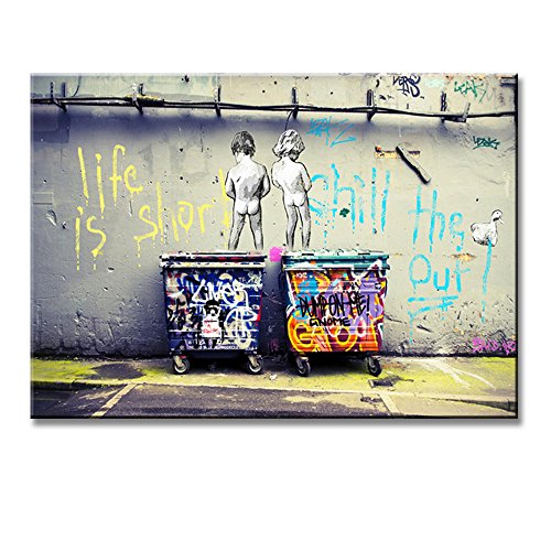 XMFHJFHJ バンクシー アートペインティング プリント