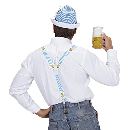 Widmann 7993B Beierse bretels, kostuumaccessoires, accessoire, bierfeest, volksfeest, carnaval, themafeest - Afbeelding 5