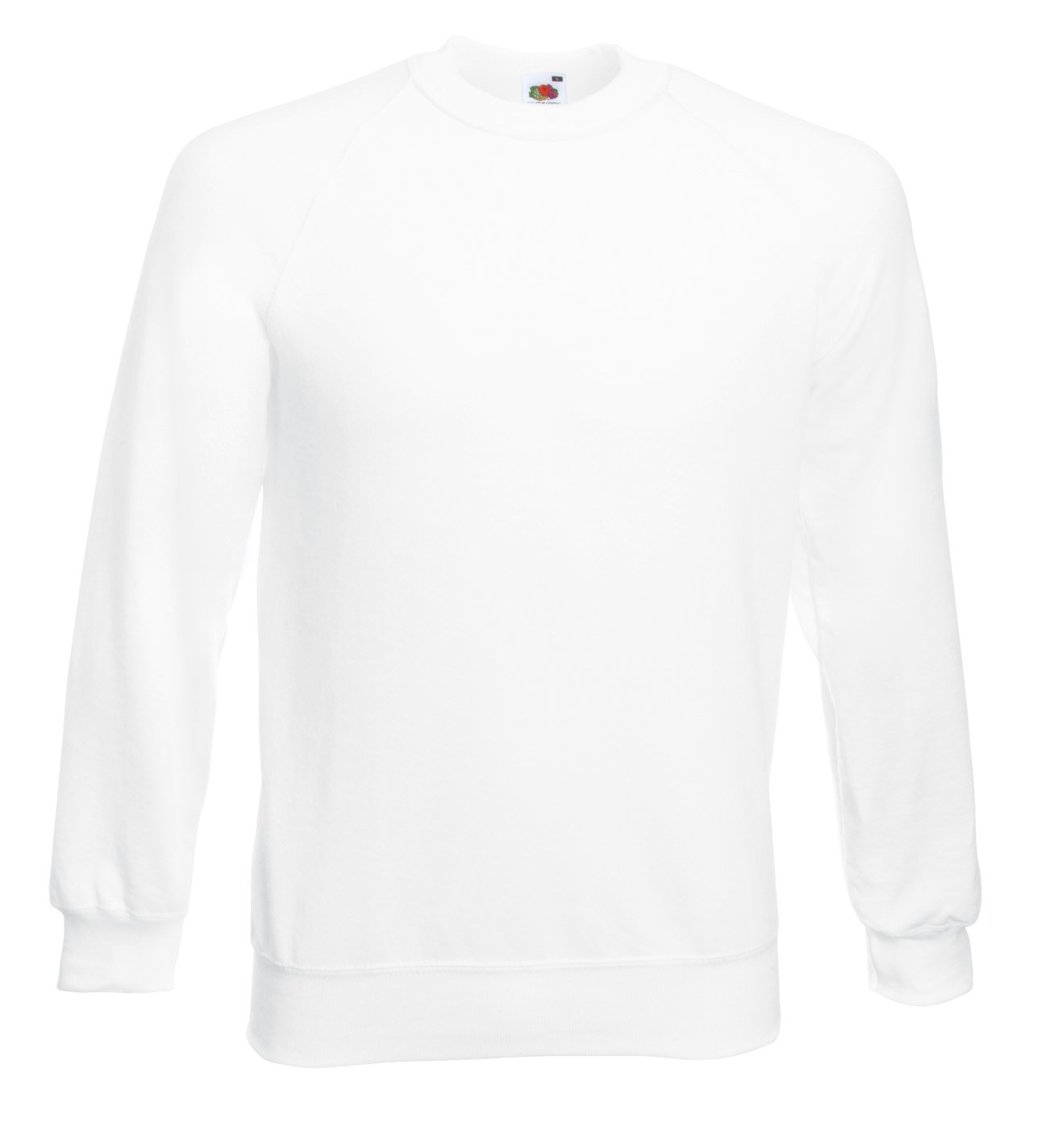 Fruit of the Loom Mens Raglan Sleeve Belcoro® Sweatshirt (XL) (White)