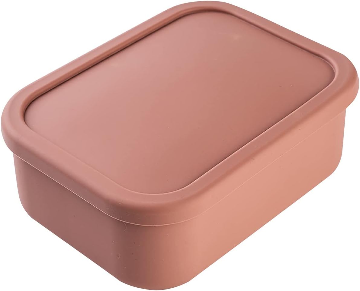 TOTOB Funda Bocadillo Grande Fiambrera para Durable y Adecuada para Fuera Fiambrera para niños Silicona Reutilizable Cocinar (C, One Size)