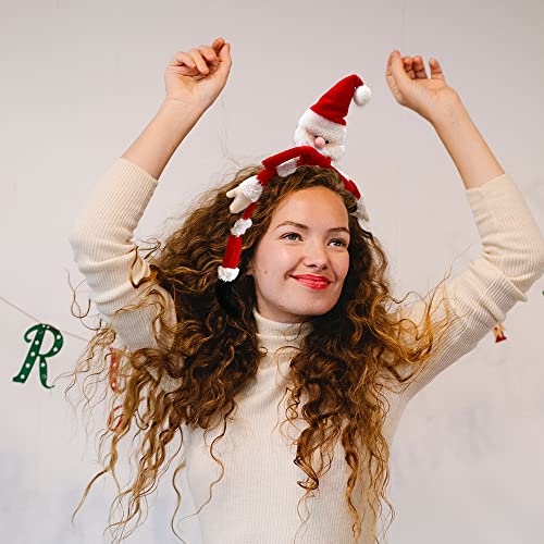 Madison Tyler Christmas Santa Claus Headband For Kids,Cute Soft Accessories For Christmas Party,Holiday Party Favors For Girls And Women #TOP2