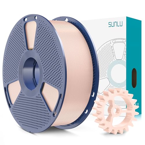 Image of SUNLU PLA+2.0 3D Printer Filament, Upgrade PLA+ Filament 1.75mm, Tougher and Stronger, Neatly Wound Filament, Dimensional Accuracy + /-0.02mm, 1KG Spool(2.2lbs), Beige